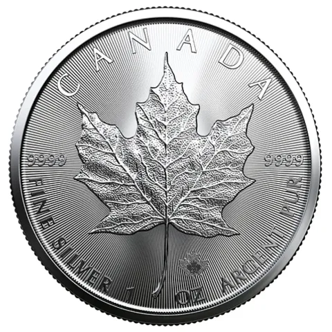 Canada Maple Leaf Moneda 1 Oz Plata Pura 9999
