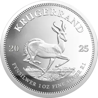 Krugerrand Moneda Sudafrica 1 Oz Plata Pura 999