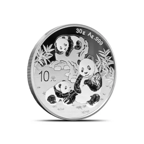 Panda Chino 30g Plata Pura 999 Moneda China