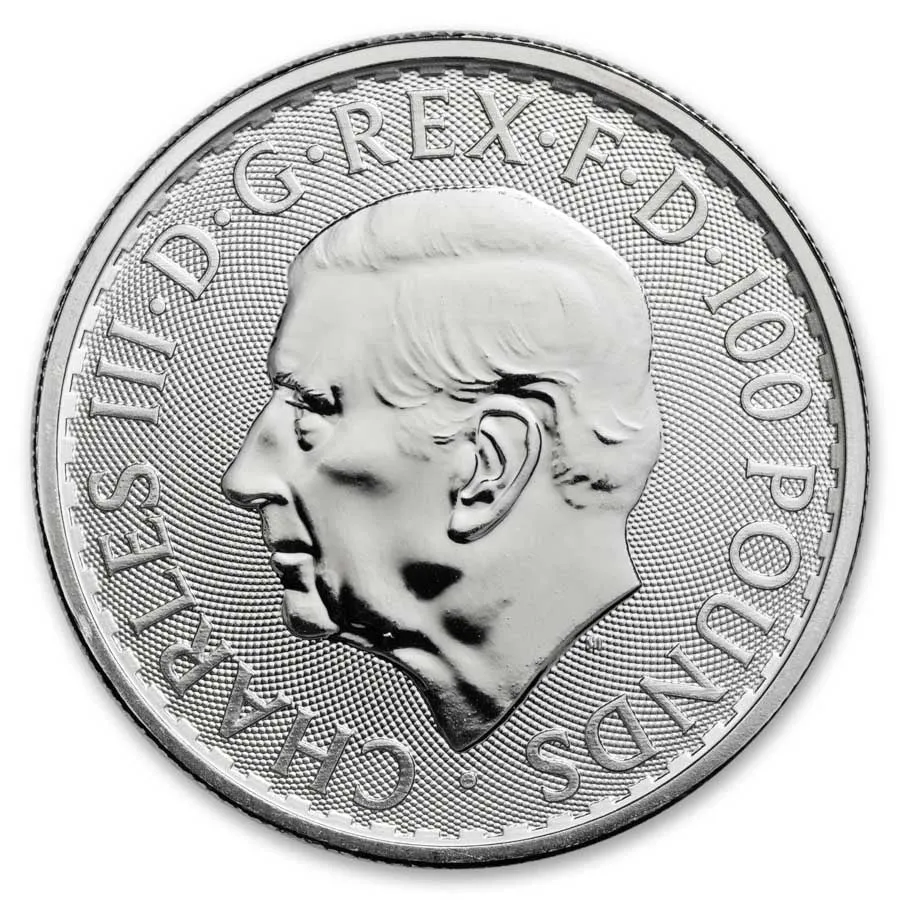 Britannia Reino Unido Moneda 1 Oz Plata Pura 999