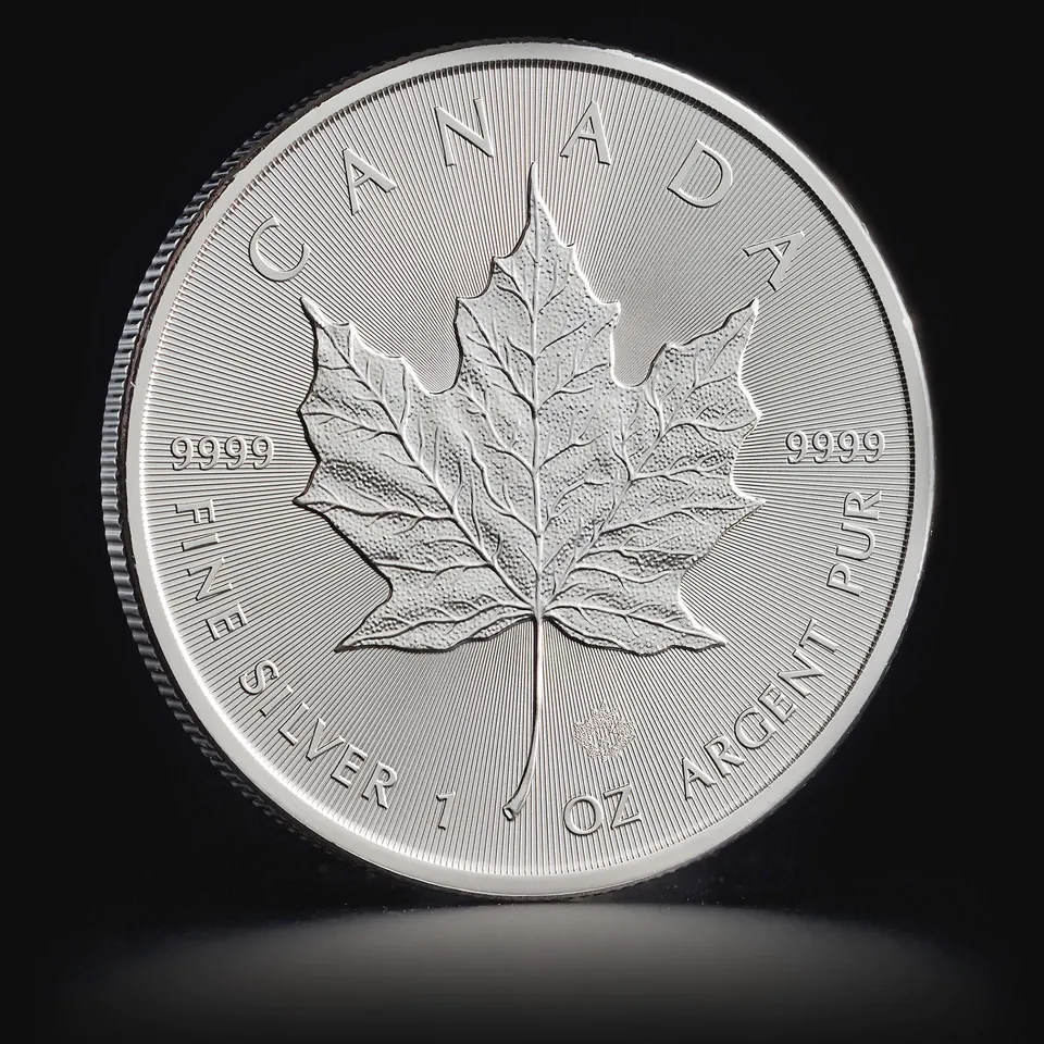 Canada Maple Leaf Moneda 1 Oz Plata Pura 9999