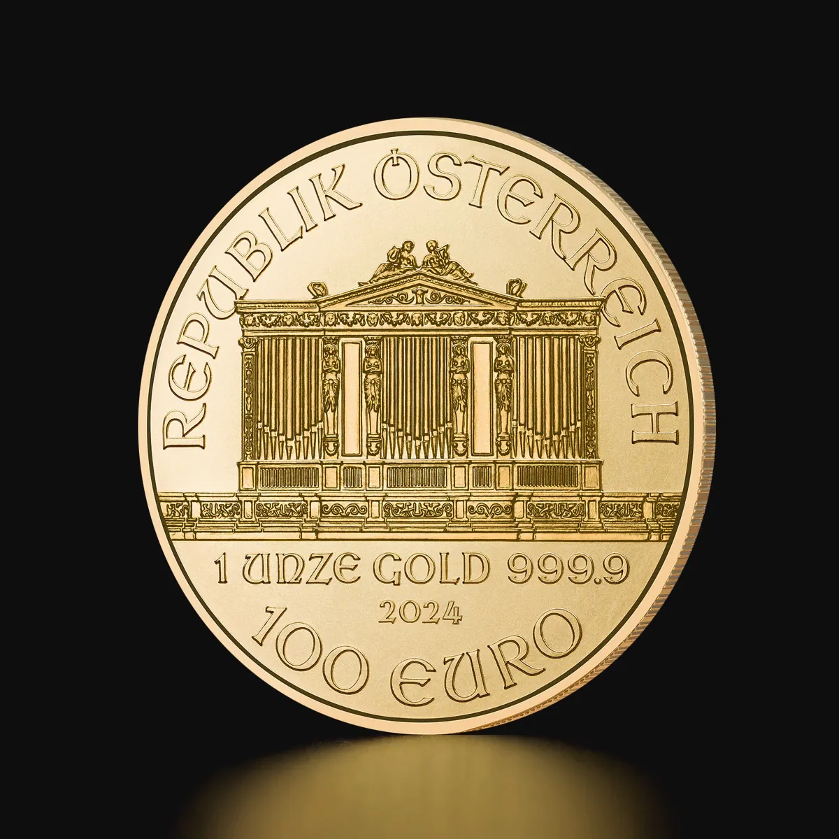 Filarmonica De Viena 1 Onza Oro 9999 Moneda Austria 24kt